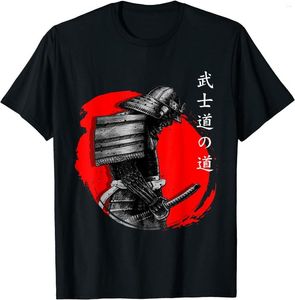 Heren t shirts de spook samurai krijger manier van o-neck katoenen shirt mannen casual short mouw tees tops harajuku