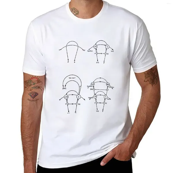 Camisetas para hombre The Graphs Of Desire camiseta en blanco para niños blanco