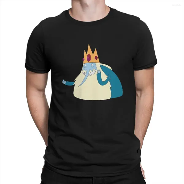 T-shirts pour hommes le roi des glaces chemise aventure dessin animé temps vêtements en coton nouveauté à manches courtes col rond T-Shirt adulte