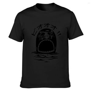 T-shirts pour hommes la baleine solitaire chemise imprimée mignon Unique tendance été Style O cou t-shirt Humor