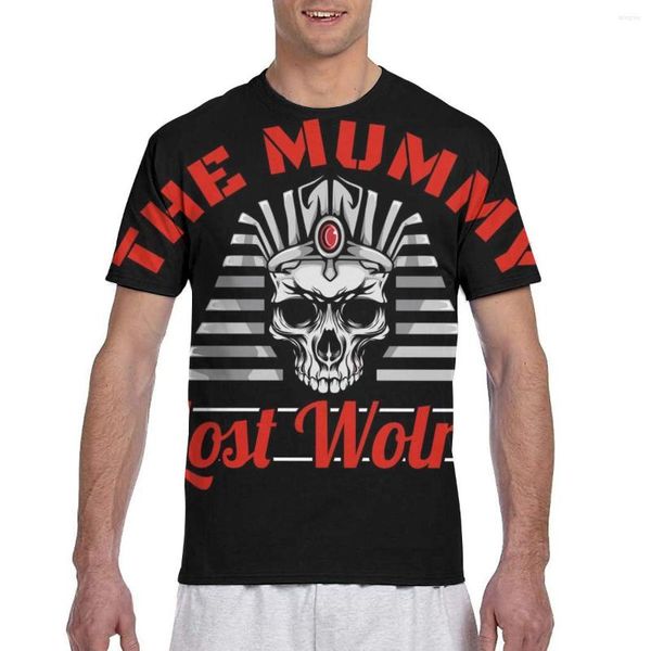 T-shirts pour hommes La Momie Pharaon Avec Le Monde Perdu T-Shirt Occasionnel Hauts D'été Hommes Manches Courtes Streetwear Mode Hommes T-shirts