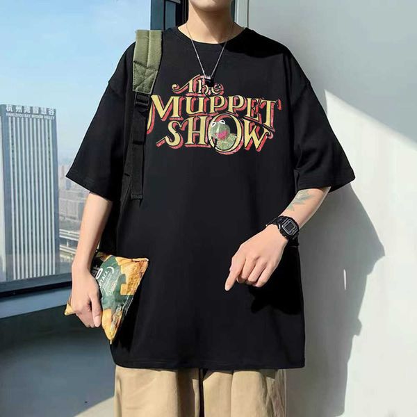 T-shirts pour hommes The Muppet Show Essential T-shirt Mignon Grenouille Graphique Imprimer Tshirt Drôle Hommes Casual Streetwear Hommes Femmes Coréen Mode Tshirt J230217