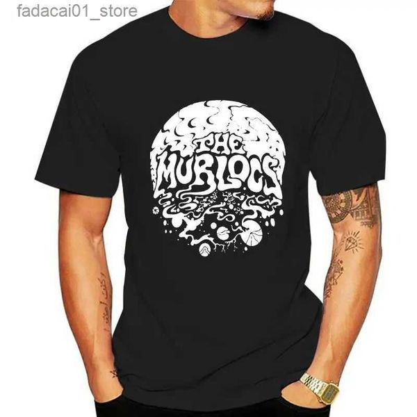 Camisetas para hombre Los múrlocs camiseta blanca viaje ácido psicodélico grunge garaje música rock los múrlocs rey gizardQ240116