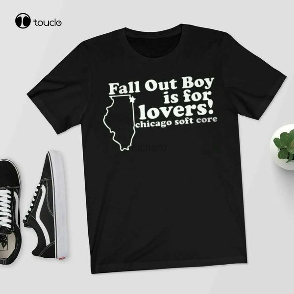 T-shirts masculins The New Fall Out Boy est un t-shirt en coton S-5XL Chicago T-shirt personnalisé pour les amoureux.Aldalt Youth Unisexe Cotton T-shirt D240509