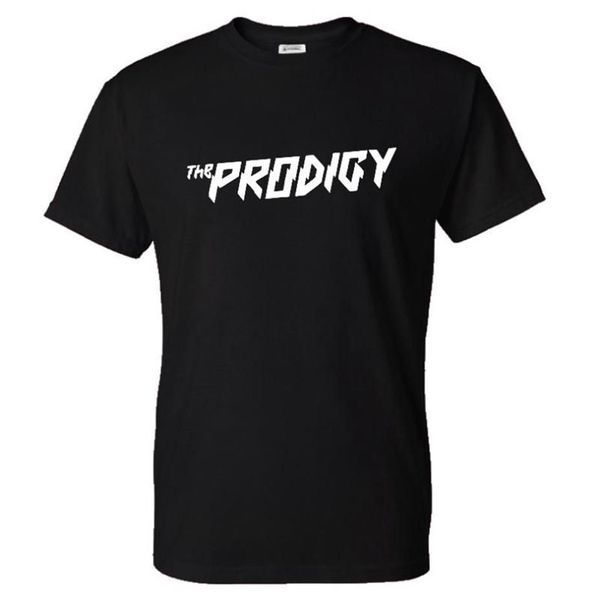Camisetas para hombres The Prodigy T-shirt Vintage Banda de música electrónica Divertido O-cuello Camiseta de manga corta Hombres Mujeres Camisa de algodón Casu247n
