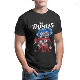 Mannen T-shirts De Dingen Halloween Kostuums Horror Zomer Amerikaanse Maat 2023 Mannen/Vrouwen Tees Heren Kleding Beste verrassingsfeest