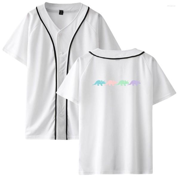 Camisetas para hombre The Try Guys Merch 2D Harajuku, ropa para mujer, camiseta de béisbol de manga corta, camisetas Kpop