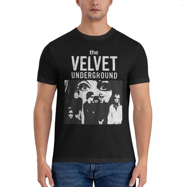 T-shirts masculins Le velours Andy Warhol Nico Nico Fan T-shirts pour hommes Underground Unique Cotton Tee Shirt Crewneck Sleeve