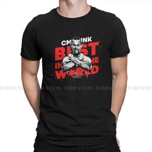 T-shirts masculins The Worlds Best CM Punk Mens T-shirt Cotton Fashion Crewneck T-shirt Harajuku Vêtements T240425