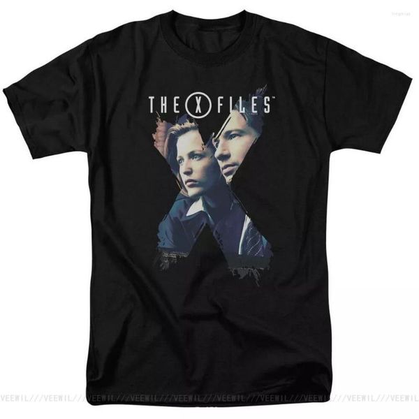 Camisetas para hombre, camiseta con licencia X-Files TV Show X AGENTS Mulder Scully, Camiseta de algodón con estampado personalizado de todas las tallas