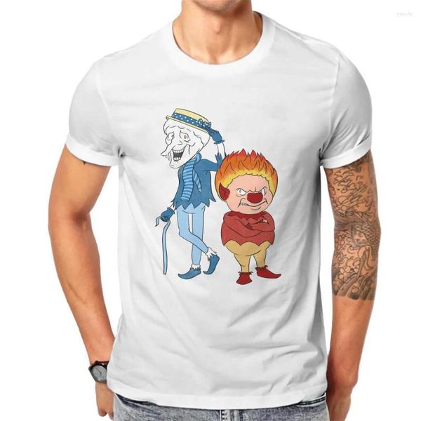 Camisetas para hombre El año sin Santa Claus 1974 TV Camiseta Snow Heat Miser Fashion Shirt Sudaderas gráficas Hipster