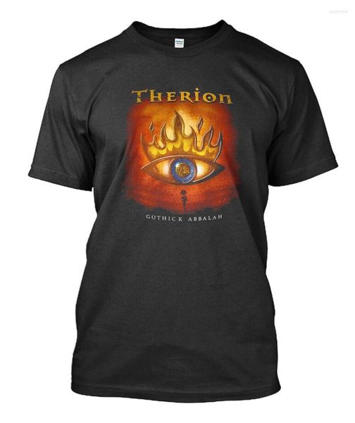 T-shirts pour hommes Therion Gothique Kabbalah Old School Suédois Death Metal O-Neck Chemise en coton Hommes Casual T-shirts à manches courtes Tops Camisetas Mujer