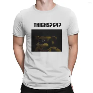 Heren T-shirts Dijen Heren FNAF Geweldig T-shirt Korte mouw O-hals T-shirt Katoen Cadeau-idee Kleding