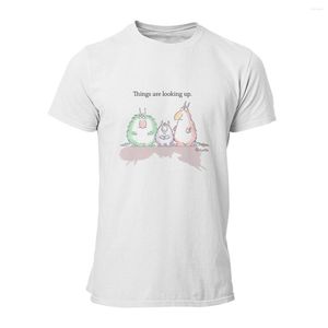 T-shirts pour hommes les choses s'améliorent par Sandra Boynton Kawaii manches courtes graphique noël t-shirts streetwear 6344