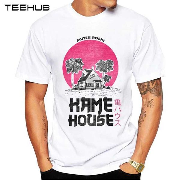 T-shirts masculins Thub Kame House Print T-shirt mode cool O