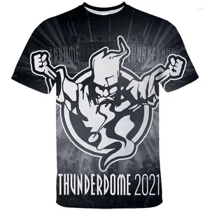 Mannen T-shirts Thunderdome 3D T-shirt Mannen Zomer Korte Mouw T-shirt Hardcore Wizard Logo Shirt Mannelijke Casual Harajuku O-hals tee Tops