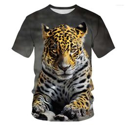 Heren t shirts tijger mode dier t-shirts 3d print scherpe ogen t-shirt mannen vrouwen casual streetwear coole mannelijke kleding harajuku tops