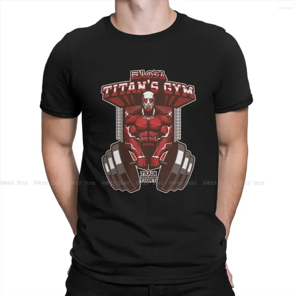 T-Shirts pour hommes Titan Gym hommes attaque sur le sang fantaisie Anime nouveauté t-shirt à manches courtes col rond T-Shirts vêtements imprimés