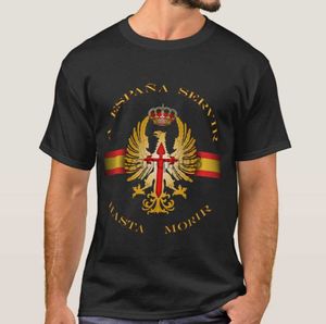 T-shirts voor heren naar Spanje om te dienen tot ze sterven. Spaans vreemdelingenlegioen T-shirt. Zomer katoen O-hals heren T-shirt met korte mouwen Nieuw S-3XL J230602