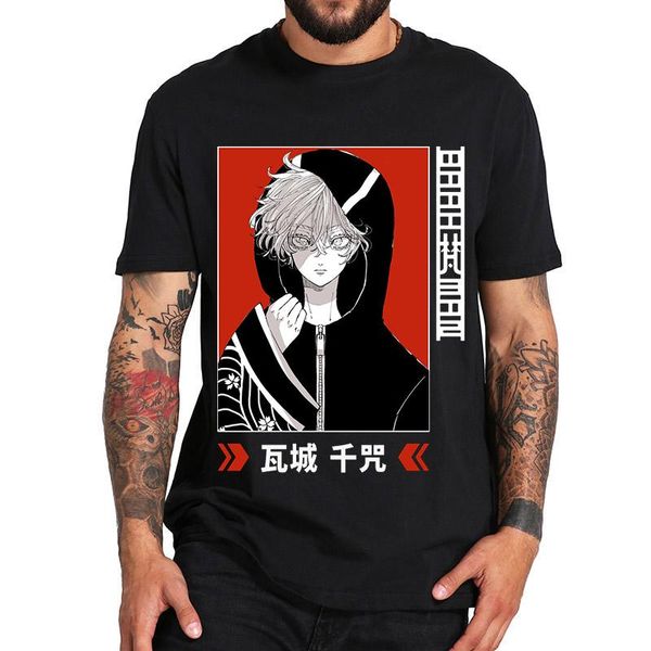 T-shirts pour hommes Tokyo Revengers impression Style de rue décontracté à manches courtes hommes chemise Cool ample t-shirt col rond hauts grande taille