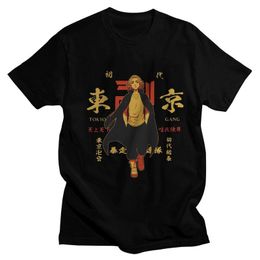 T-shirts pour hommes Tokyo Revengers T-shirts pour hommes à manches courtes t-shirt décontracté Anime Manga Sano Manjiro Mikey t-shirt ajusté hauts