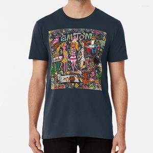 Heren t shirts tom club shirt praten hoofden muziek klassiek vinylplatenband