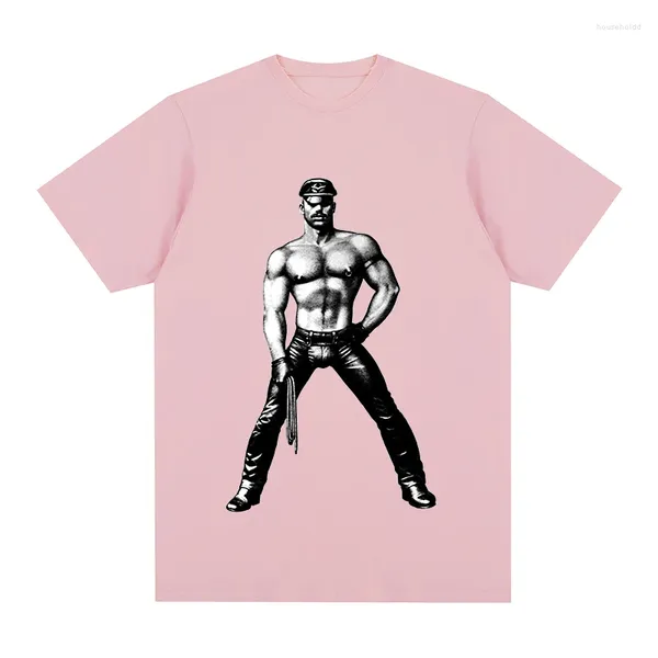 Camisetas para hombre Tom Of Finland Art LGBT GAY Rainbow COWBOY Cops Boyfriend Camiseta de algodón para hombre Camiseta para mujer