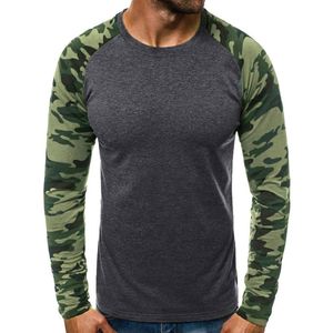 T-shirts voor heren Top Blouse voor man Camouflage Gedrukte sportmode Korte shirt Tuxedo Slim Fitmen's