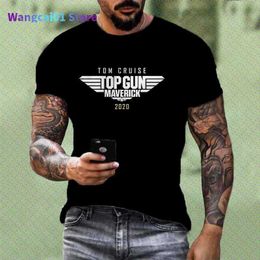 Hommes T-Shirts Top Gun Film Classique T-Shirt Haute Qualité Mignon Egant Belle Fashionab Dessin Animé Doux Coton T-shirts 0304H23