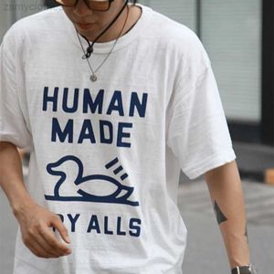 T-shirts pour hommes Top Qualité Human Made Fashion Chemises Hommes 1 1 Human Made Harajuku Style Femmes Natation Canard Tee Mignon À Manches Courtes