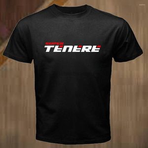 T-shirts pour hommes Top Yam Super Tenere Shirt Noir Blanc Couleur à manches courtes Hommes Fitness Vêtements Slim Fit O-cou Tee Imprimer Casual