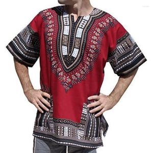 Hommes T Dessus De Chemise Produit Dashiki Xiji Vêtements Mode Décontracté Europe Et Amérique Afrique T-shirt À Manches Courtes Hommes