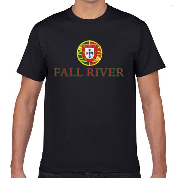T-shirts pour hommes hauts chemise hommes automne rivière Portugal drapeau portugais humour blanc Geek personnalisé homme t-shirt XXXL