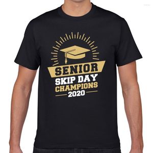 T-shirts pour hommes Tops Chemise Hommes Senior Skip Day Champions Classe De 2023 Mode Blanc Geek Court Mâle T-shirt XXXL