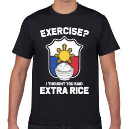 T-shirts T-shirt T-shirt Heren Mannen Filippijnse Filipijnse Filipijnen Pinoy Flag Basic Black Geek Korte Mannelijke T-shirt