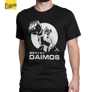 T-shirts masculins TOSHO DAIMOS T-shirts pour hommes Crazy Cartoon Robot Robot Tee-shirt Round Nou Col à manches courtes T-shirts Graphic Clothes T240425