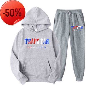 T-shirts masculins Tracksuit Trapstar Brand imprim￩ T-shirts T-shirts 16 couleurs chaudes deux pi￨ces set ￠ sweat sweat-shirt l￢che jogging CW17 20232