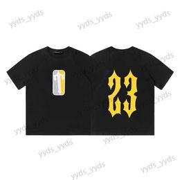 T-shirts voor heren Trapstar Centralcee Schuine printboorstijl DRIP-slijtage met hiphop hiphop korte mouw T-shirt T230327