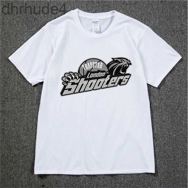 Camisetas para hombres Trapstar Londres 100% Camisa de algodón Hombres Summer de manga corta Hop Hop Streetwear Harajuku Tops sueltos Tees White Alto calidad N1GA