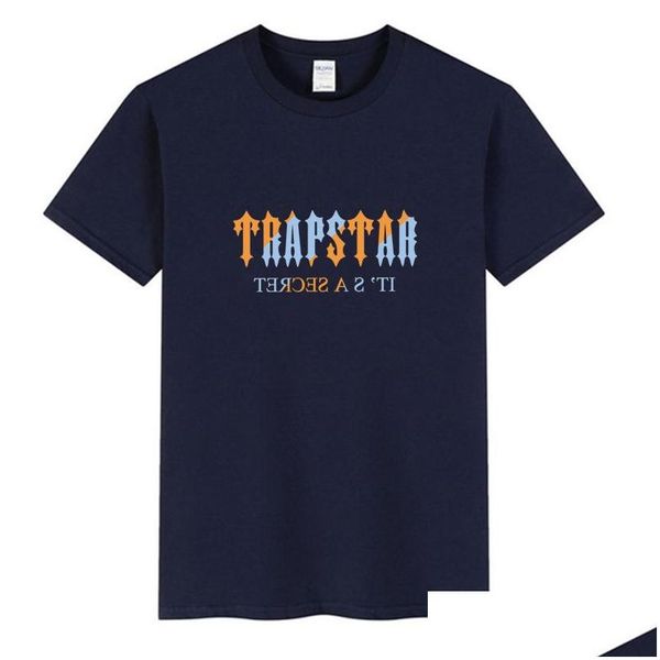 T-shirts pour hommes Trapstar London Designer T-Shirt Été Impression 3D Tee Hommes Femmes Vêtements Sports Fitness Polyester Spandex Breathabl Dhg2P