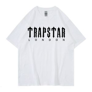Heren T-shirts Trapstar London Heren T-shirt Zomer Katoen Hoge kwaliteit Street Casual Heren T-shirt Unisex Korte mouw Top 230625