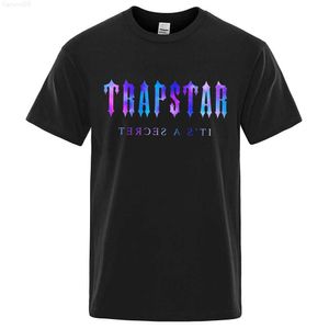 T-shirts voor heren Trapstar London Nebula geprinte t-shirts mannen Casual ademende merk katoen streetwear zomer zachte korte mouw extra grote t-shirt z0221