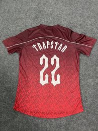T-shirts voor heren Trapstar Mesh voetbal jersey Blue Black Red Men Sportswear T-shirt00000