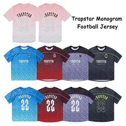 T-shirts pour hommes Trapstar T-shirts maillot de Football pour hommes t-shirt femmes été décontracté ample séchage rapide t-shirts hauts à manches courtes