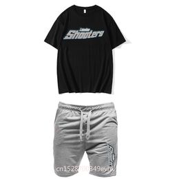 T-shirts pour hommes TRAPSTAR T-shirt et short Ensemble 2 pièces Survêtement Sportswear d'été Fitness Coton Hauts à manches courtes 5 Points Pantalon Jogger Suit 230613