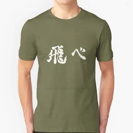 Mannen T-shirts Trend T-shirt Mannen Zomer Hoge Kwaliteit Katoen Tops Haikyu Manga Anime Volleybal Karasuno Strijd
