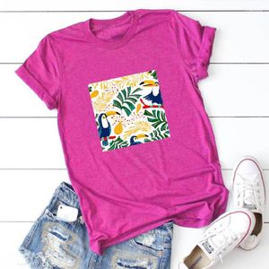 Heren t shirts tropisch patroon zomerheren kleding Hawaii cartoon tshirts strand vakantie reizen T -stijl tops