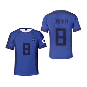 T-shirts pour hommes Tshirt BLUE LOCK Bachira Cosplay Merch T-shirt MenWomen Tshirt Tee Football Football Uniforme Anime Meguru Bachira City E 230718