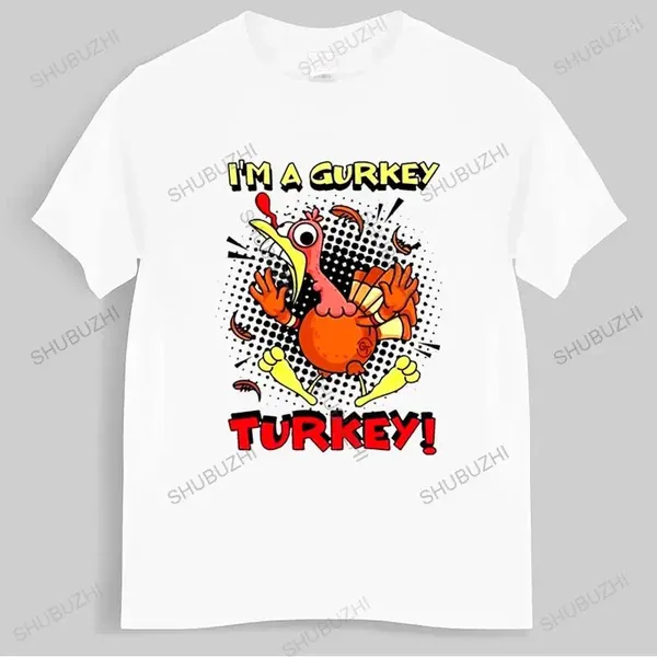Camisetas para hombre, camisetas de algodón para hombre, FGTeeV I'm A Gurkey Turkey, camiseta Premium para niños, camisa negra, talla europea