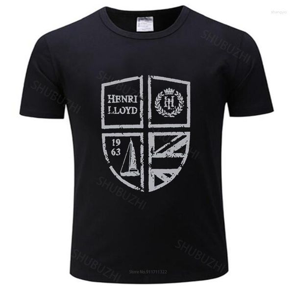 T-shirts pour hommes Tshirt Hommes Chemise en coton T-shirt blanc T-shirts T-shirt noir Henri Lloyd Mode Tee-shirt Homme Drop